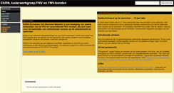 Desktop Screenshot of earnkaderledenfnvbonden.org